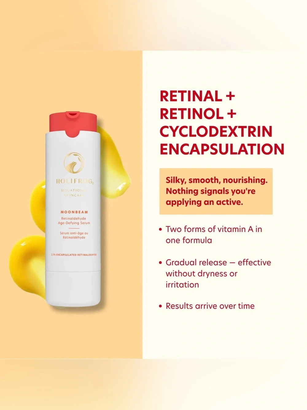 NIB✨HOLIFROG Situational Skincare Moonbeam Retinaldehyde Age-Defying Serum 30ml